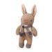 Baby Threads Taupe Bunny Rattle