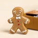 Lisa Angel Tiny Matchbox Ceramic Gingerbread Man Token