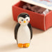 Lisa Angel Tiny Matchbox Ceramic Penguin Token