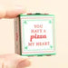 Lisa Angel Tiny Matchbox Ceramic Pizza Token