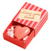 Lisa Angel Tiny Matchbox Love You Ceramic Heart Token