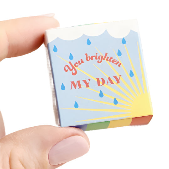 Lisa Angel Tiny Matchbox Ceramic Rainbow Token