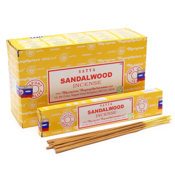 Satya Incense Sticks 15g - Sandalwood