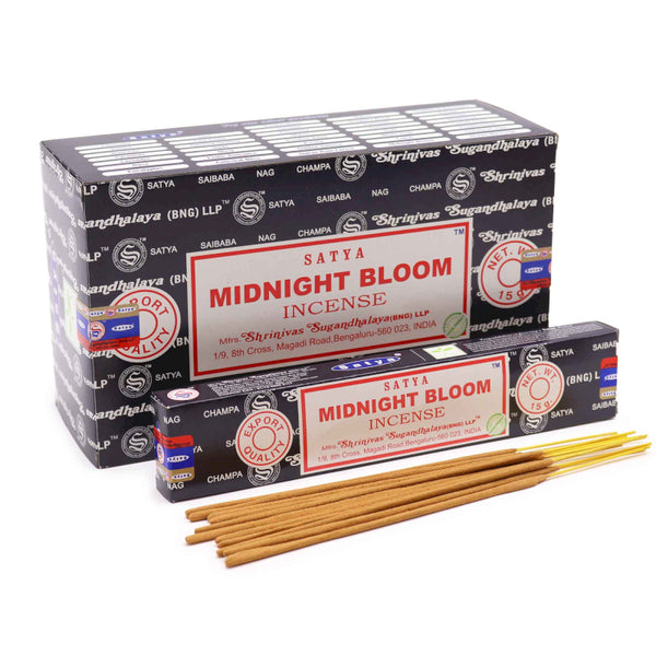 Ancient Wisdom Satya Incense Sticks 15g - Midnight Blossom