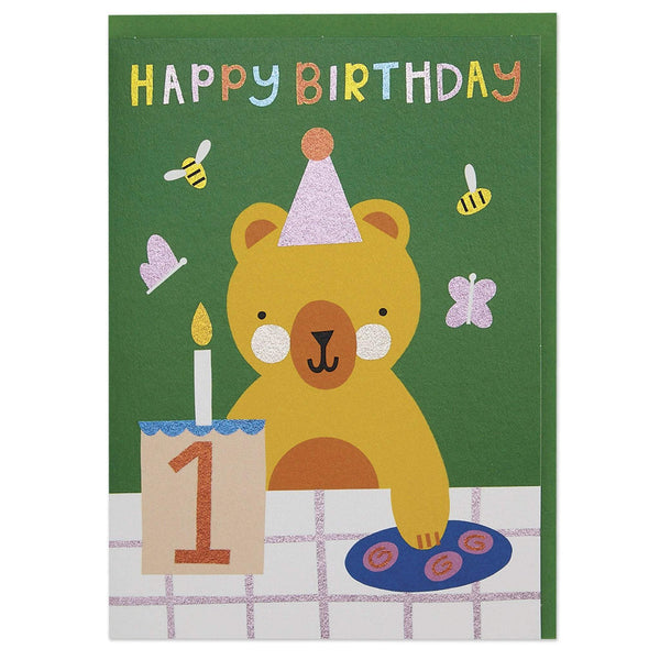 Raspberry Blossom Happy Birthday - 1 - Teddy Bear's Picnic