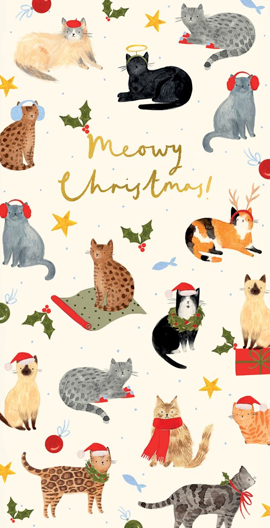 The Art File Santa Paws Money Wallet