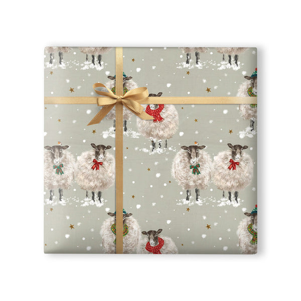 Whistlefish Snow Sheep Wrapping Paper