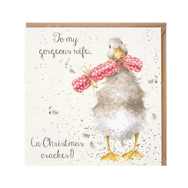 Wrendale 'Christmas Cracker' Christmas Card