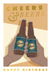The Art File Cheers & Beers Greetings Card