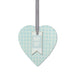 East of India Wooden Blue Heart - Baby Boy