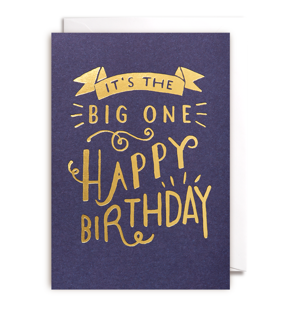 1137 - Steph Baxter - Its The Big One Card - Mrs Best Paper Co.