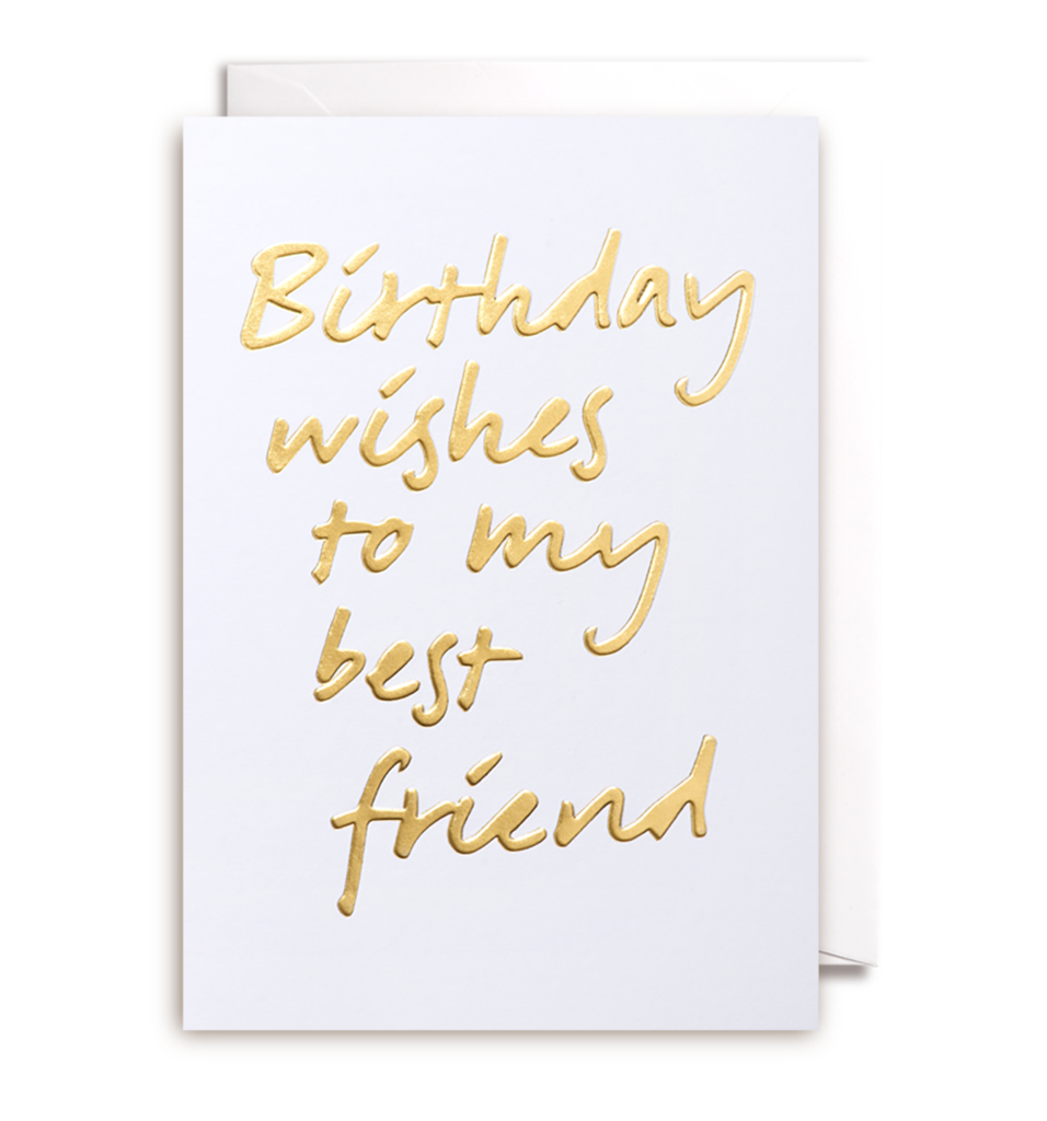 1146 Kelly Hyatt - Birthday Wishes To My Best Friend - Mrs Best Paper Co.
