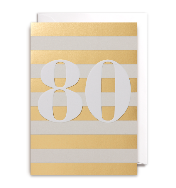 1200 Kelly Hyatt - Eighty Card - Mrs Best Paper Co.