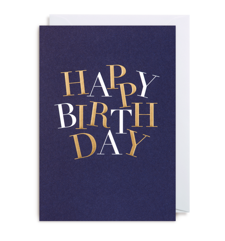 Kelly Hyatt - Happy Birthday Card - Lagom Design