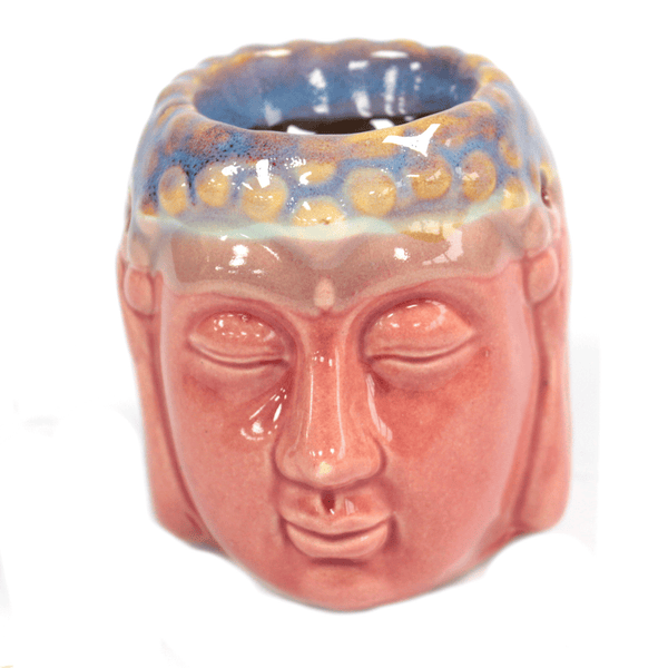 Ancient Wisdom Buddha Oil / Wax Melt Burner - Rose & Teal