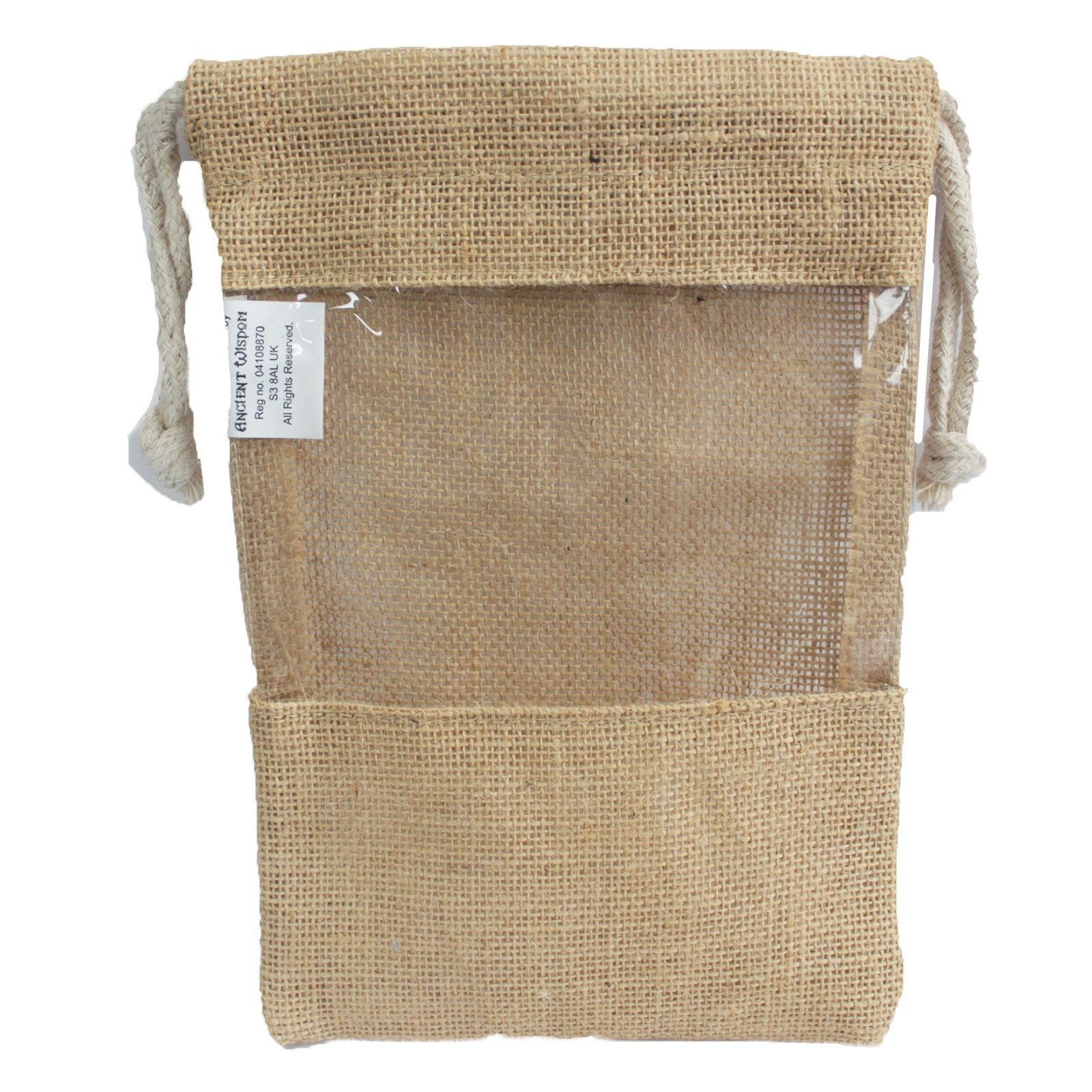 Ancient Wisdom Large Jute Window Bag Mrs Best Paper