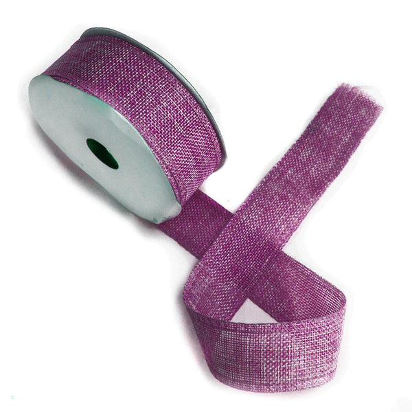 Ancient Wisdom Natural Texture Ribbon - 38mm x 20m - French Lavender