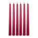 Ancient Wisdom Pack of 5 Taper Candles - Red Metallic
