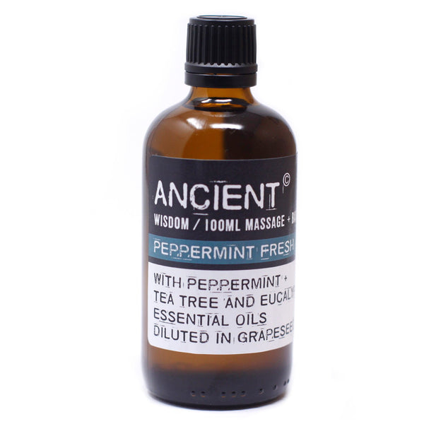 Ancient Wisdom Peppermint Fresh Massage Oil - 100ml