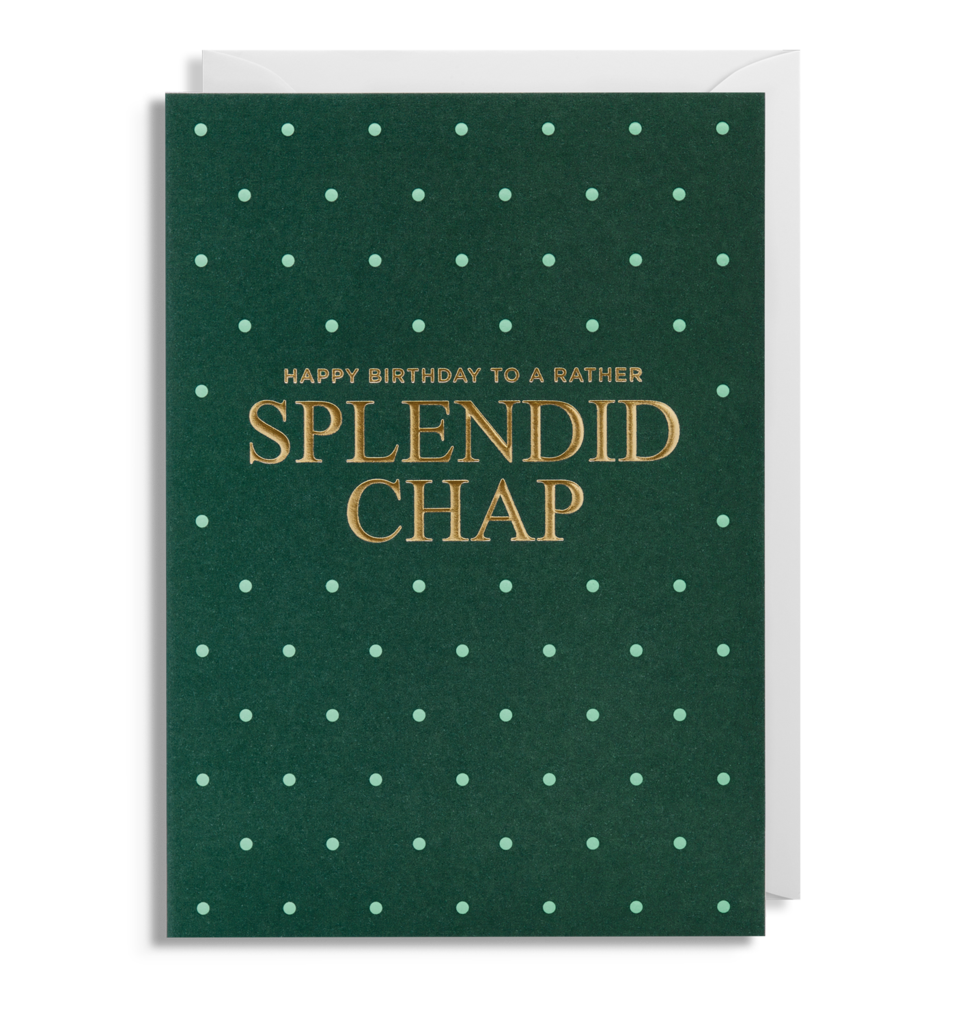 Splendid Chap Greeting Card - Lagom Design