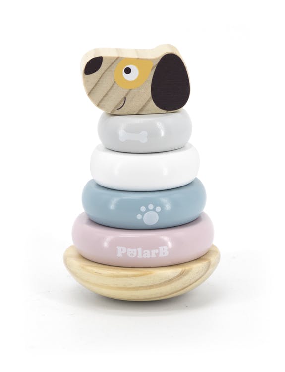 Wooden Stacking Puppy