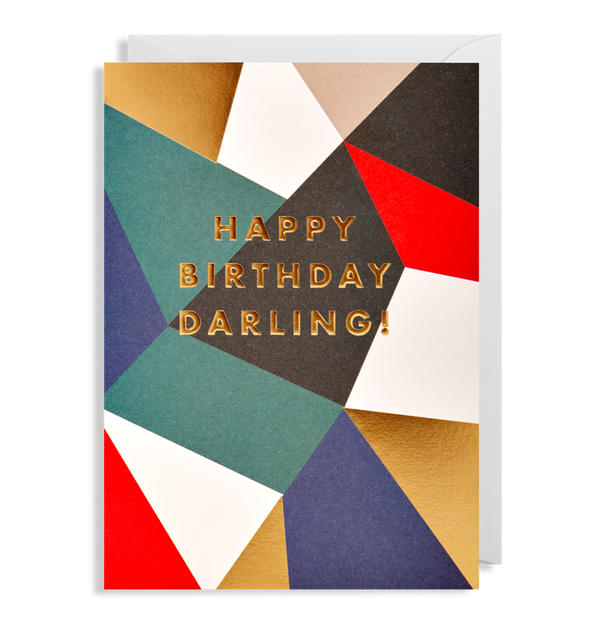 Happy Birthday Darling! Greeting Card - Lagom Design