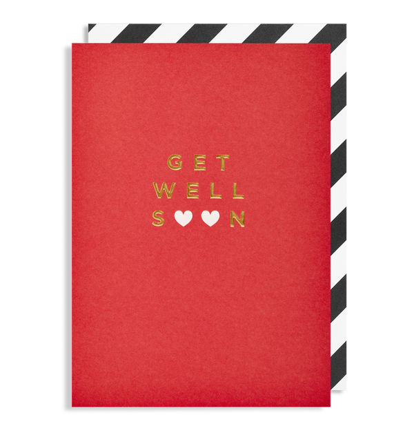 1763 Postco - Get Well Soon Greeting Card - Mrs Best Paper Co.