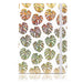 Ancient Wisdom Cool A5 Notebook - Lined Paper - Golden Tropical Assorted Designs