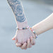 Ancient Wisdom Set of 2 Gemstones Friendship Bracelets - Love - Amethyst & Rose Quartz