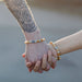 Ancient Wisdom Set of 2 Gemstones Friendship Bracelets - Support - Sodalite & Picturestone