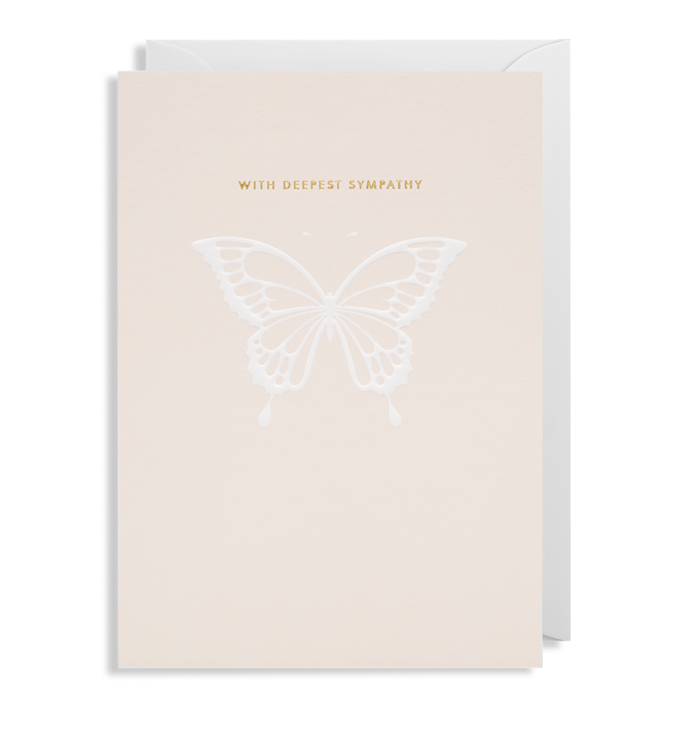 Greeting Card With Deepest Sympathy - Lagom Design