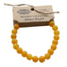 Ancient Wisdom Gemstone Power Bracelet - Honey Crystal