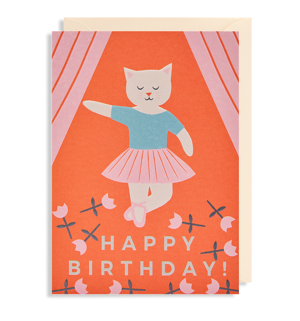 Happy Birthday Cat - Lagom Design