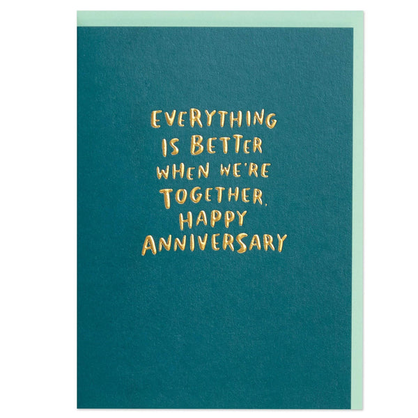 Raspberry Blossom Everything Is Better When We're Together Card