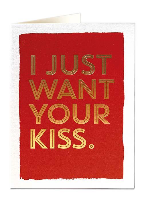 Archivist I Want Your Kiss Card