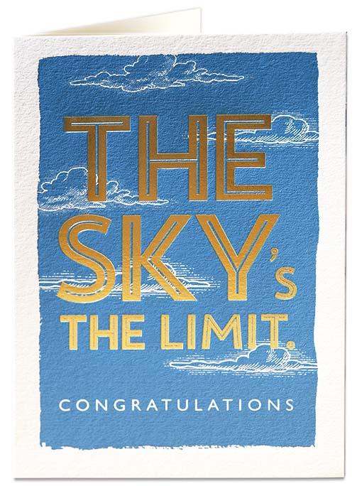 Archivist The Sky's The Limit Greetings Card