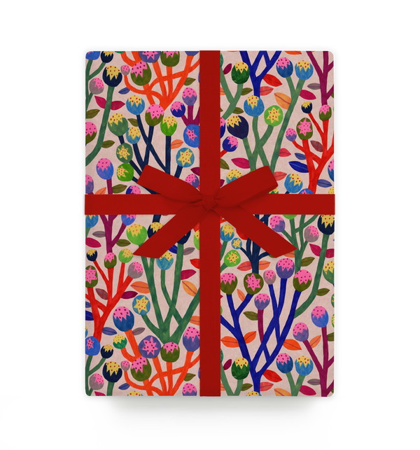 Gift Wrap - Flowers by Monika Forsberg - Lagom Design