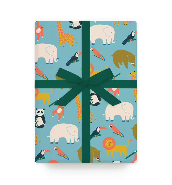 Gift Wrap - Wild Animals - Lagom Design