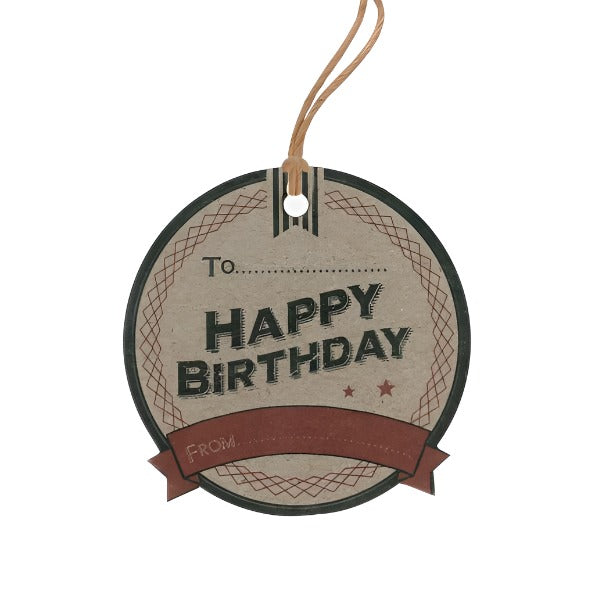 East of India Happy Birthday Tags