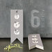 East of India Six Label Pack - Grey Hedgerow