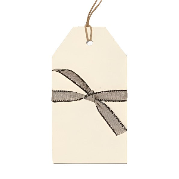 East of India Large Cream Gift Tag