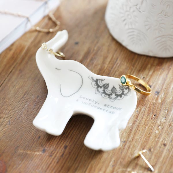 Lisa Angel Elephant Quote Trinket Dish