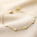 Lisa Angel Long Starry Necklace in Gold
