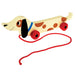 Rex London Charlie The Sausage Dog Wooden Pull Toy