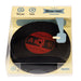 Rex London Set Of Six Silicone "Record" Coasters