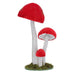 SALE 50% OFF -  Gisela Graham Red Fabric/Paper Triple Toadstool - 25cm