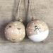 East of India Wood Bauble - Snowman