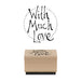 East of India Rubber Stamp - Round With Much Love