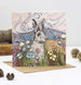 Hares in the Fields Greeting Card