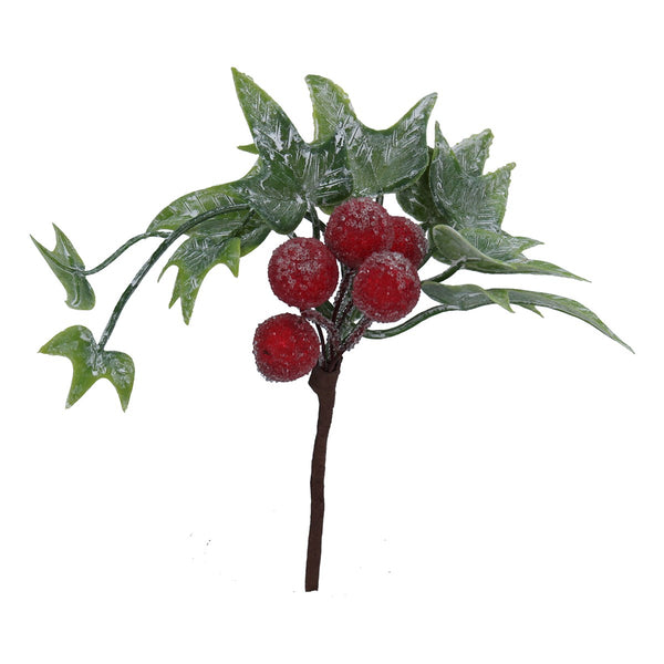 Gisela Graham Frosted Ivy/ Red Berry Pick